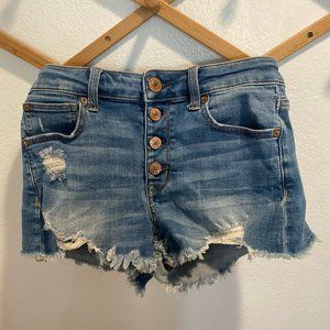 Denim High Wasted Shorts